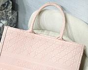 Dior Tote Book Pink Check M1286 Size 41.5X32X5 cm - 5