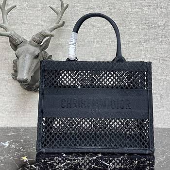Dior Book Tote Series In Lights Black Size 36