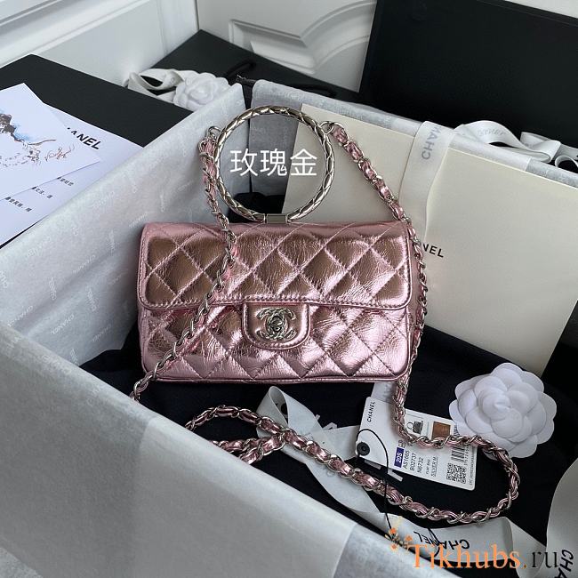 Chanel Handbag Pink AS1665 Size 18x11x5 cm - 1
