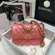 Chanel 19 Bag Flap Bag Symphony Pink AS1160 Size 26 cm - 1