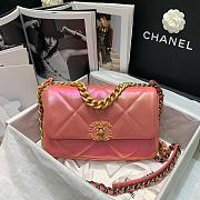 Chanel 19 Bag Flap Bag Symphony Pink AS1160 Size 26 cm - 3