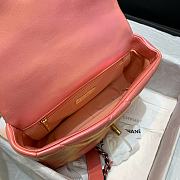Chanel 19 Bag Flap Bag Symphony Pink AS1160 Size 26 cm - 2