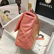 Chanel 19 Bag Flap Bag Symphony Pink AS1161 Size 30 cm - 5