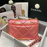 Chanel 19 Bag Flap Bag Symphony Pink AS1161 Size 30 cm - 3