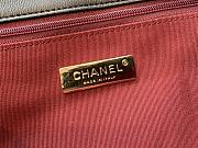 Chanel Lamb Hair Flap Bag Black AS1160 Size 26 - 2