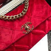 Chanel Latest Small Flap Bag Classic Red AS1160 Size 16x26x9cm - 2