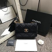 Chanel Latest Small Flap Bag Classic Black AS1160 Size 16x26x9cm - 4