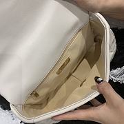 Chanel Lingge Tofu Bag White AS1160 Size 26x9x16 cm - 6