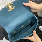 Chanel Lingge Tofu Bag Blue AS1160 Size 26x9x16 cm - 2