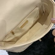 Chanel Lingge Tofu Bag Cream AS1160 Size 26x9x16 cm - 2