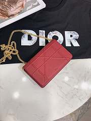 Dior Ama Woc Chain Bag Red 19 cm - 2