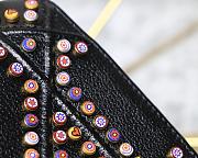 Diorama Black Premium Goatskin Flip-Top Handbag Size 25x15.5x8 cm - 4