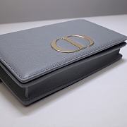 Dior Montaigne Waist Bag WOC 2-in-1 Gray 9909 Size 19x12.5x4 cm - 5