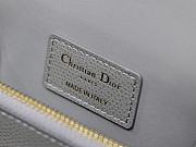 Dior St Honoré Gray Enamel Buckle M8012 Size 25x19x12 cm - 4