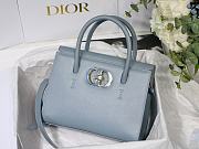 Dior St Honoré Light Blue Enamel Button M8012 Size 25x19x12 cm - 1