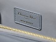 Dior St Honoré Light Blue Enamel Button M8012 Size 25x19x12 cm - 3