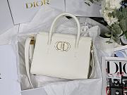 Dior St Honoré White Enamel Button M8012 Size 25x19x12 cm - 1