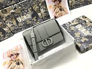 Montaigne Frosted Palm Print 30 Gray M9203 Size 24x17x8 cm - 4