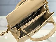 Dior 30 Montaigne St Honoré Grained Calfskin Size 25x19x12 cm - 5