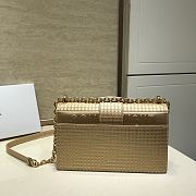 Dior 30 Montaigne Bag In Bronze Gold Size 25cm - 5