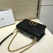 Dior 30 Montaigne Bag In Bronze Black Size 25cm - 3