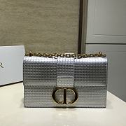 Dior 30 Montaigne Bag In Bronze Gray Size 25cm - 1