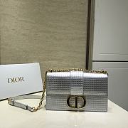 Dior 30 Montaigne Bag In Bronze Gray Size 25cm - 5