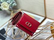 Montaigne Montaigne Three-Fold Wallet Red Size 10x8.5x2 cm - 1