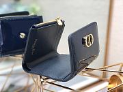  Montaigne Montaigne Three-Fold Wallet Dark Blue Size 10x8.5x2 cm - 5