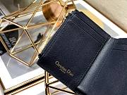  Montaigne Montaigne Three-Fold Wallet Dark Blue Size 10x8.5x2 cm - 4