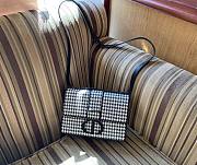 Dior 30 Montaigne Palm Print Series Black/White Size 24x17x8 cm - 1