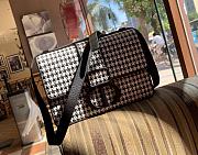 Dior 30 Montaigne Palm Print Series Black/White Size 24x17x8 cm - 4