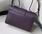 Dior 30 Montaigne Charcoal Purple  M9030 Size 24x17x8cm - 5
