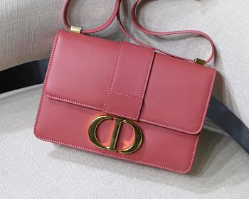 Dior 30 Montaigne Dark Pink M9030 Size 24x17x8cm