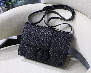 Dior 30 Montaigne Extreme Black Series Size 24x17x8cm