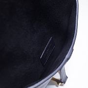 Dior Saddle Bag With Belt Black 1003L Size 18.5x11x2 cm - 5