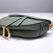 Saddle Bag Palm Pattern Green Large 6816 Size 25.5x20x6.5 cm - 6