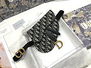 Dior Saddle Dark Blue Dior Oblique Belt Bag S5632 Size 20x17x2 cm - 3