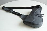 Dior Pre-Fall Men's Saddle Bag Gray 83146 Size 20x28.6x5 cm - 6