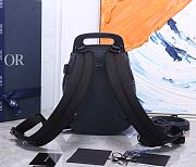 DIOR Saddle Backpack Black 93313 Size 19x27.5x11.5 cm - 2
