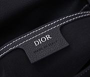 DIOR Saddle Backpack Black Bee 93313 Size 19x27.5x11.5 cm - 3