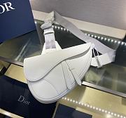 Dior Saddle Bag White 093 Size 20x28.6x5 cm - 3