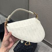 Dior Saddle Hot Bag Small White Size 19.5cm - 6