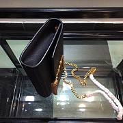 YSL Classic Saint Laurent Shoulder Bag Black 354119 Size 24x14.5x5.5 cm - 5