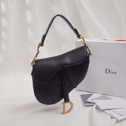  Dior Saddle Bag Original Leather black M0446 Size 20x16x7 cm - 1