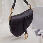  Dior Saddle Bag Original Leather black M0446 Size 20x16x7 cm - 3