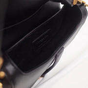  Dior Saddle Bag Original Leather black M0446 Size 20x16x7 cm - 4