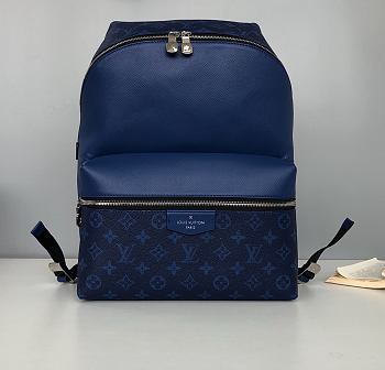 LV DISCOVERY BACKPACK PM Blue M30229 Size 37x40x20 cm