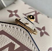 LV Mini White Backpack Beige M80738 Size 13x19x8 cm - 6