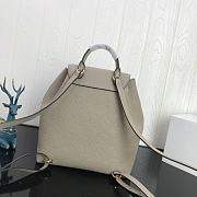 LV Montsouris Backpack Embossed Leather Turledove M45410 Size 27.5x33x14 cm  - 3